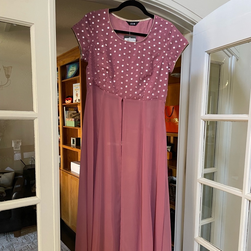 Womens purple/lilac silk kurta (tunic) (Indian outfit)